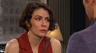 Sarah (Linsey Godfrey) extended an olive branch to Xander (Paul Telfer) | Image: Peacock